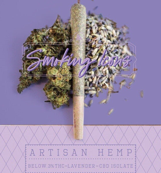 2 - PACK Lavender ICON Pre - Rolls - CBD Isolate + Superwoman Flower - Flock & Field Naturals