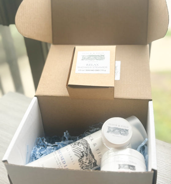 2025 Self - Care Gift Box Set - Flock & Field Naturals