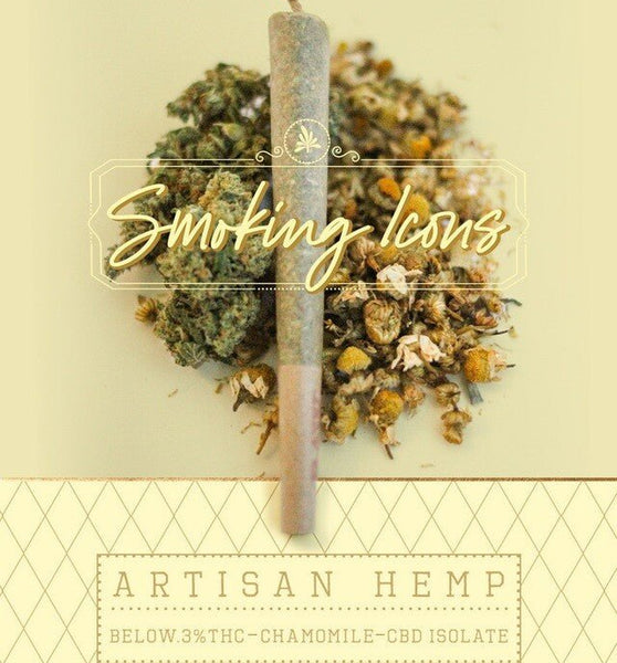 Chamomile ICON Pre - Rolls | 2 - Packs | CBD Isolate + Superwoman Flower - Flock & Field Naturals