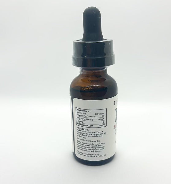 Mind Control Tincture - 1oz CBD and Mushroom Elixir - Flock & Field Naturals