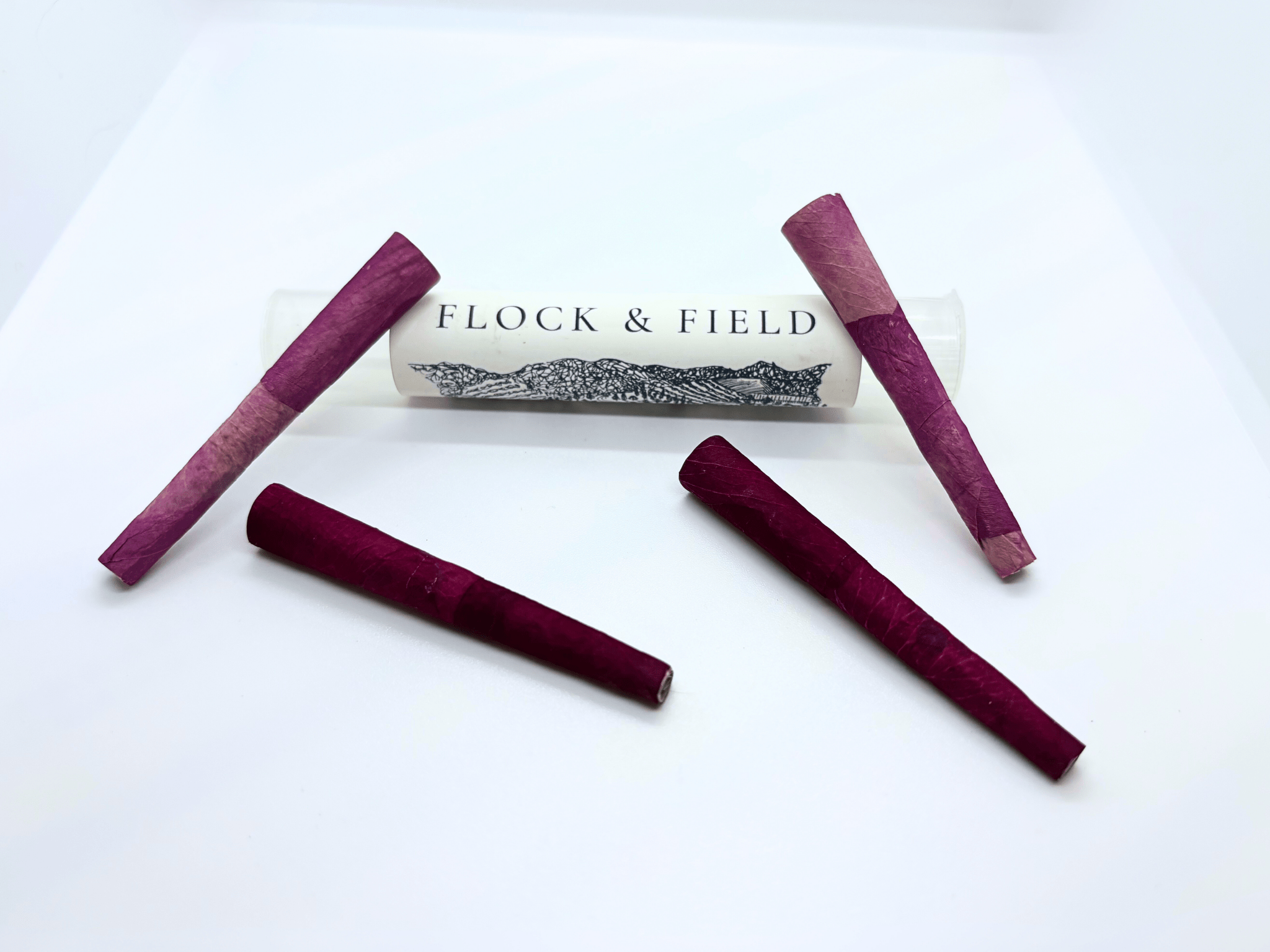 Rose Petal Pre - Roll Cones - Mini Cones - Flock & Field Naturals