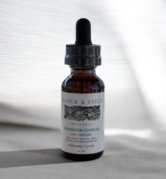 6-in-1 Mushroom Complex Tincture - Flock & Field Naturals