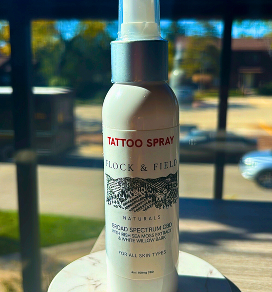 Tattoo Spray - Broad Spectrum CBD with Irish Sea Moss & White Willow Bark