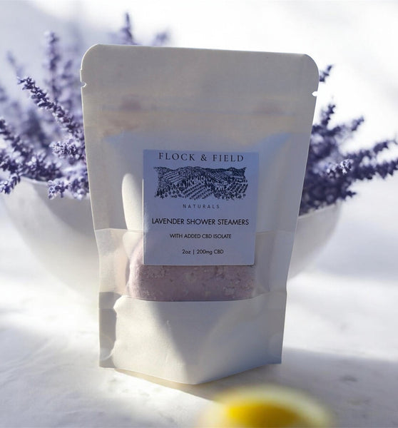 CBD Shower Steamers - Flock & Field Naturals