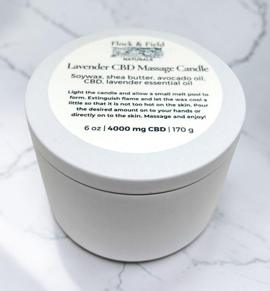 Massage Candle - Flock & Field Naturals