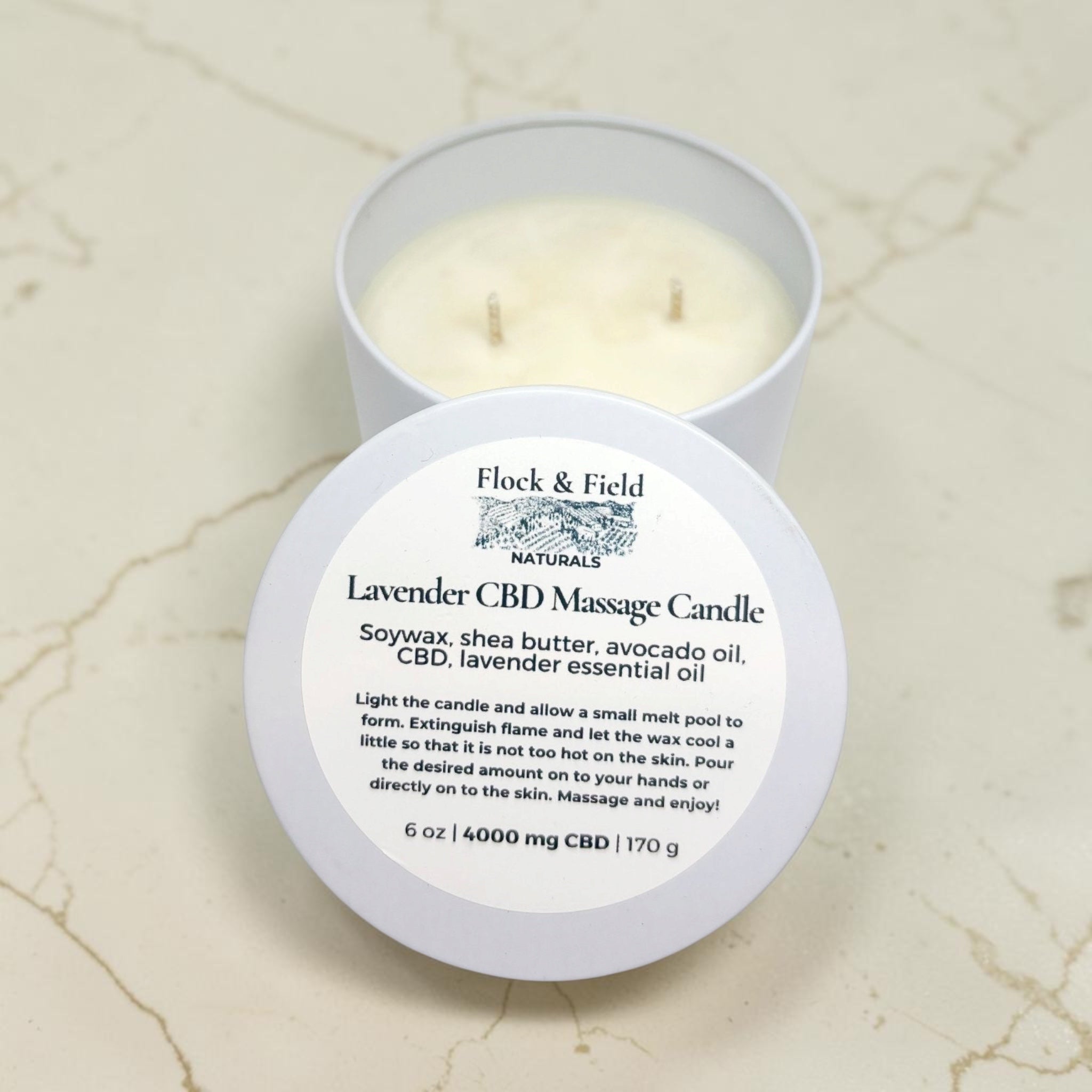 Massage Candle - Flock & Field Naturals