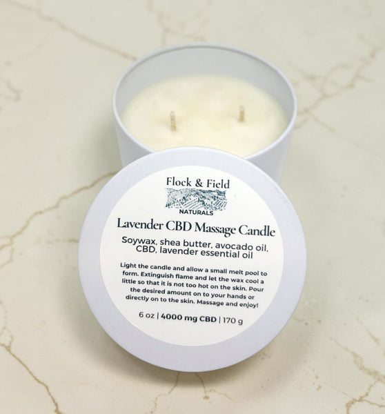 Massage Candle - Flock & Field Naturals