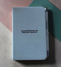 Pocket Intention Journal + White Pen | Flock & Field Naturals Mindfulness Notebook - Flock & Field Naturals