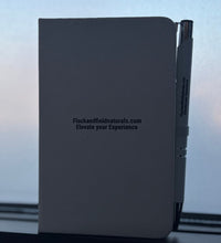 Pocket Intention Journal + White Pen | Flock & Field Naturals Mindfulness Notebook - Flock & Field Naturals